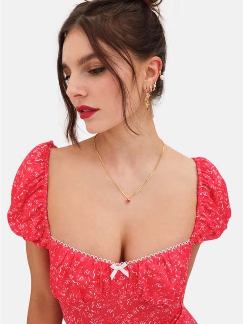 For Love & Lemons Antonia Floral Mini Dress - Picture 5 of 12